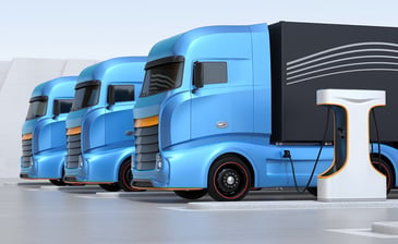 trucks, evs, logistics, transportation